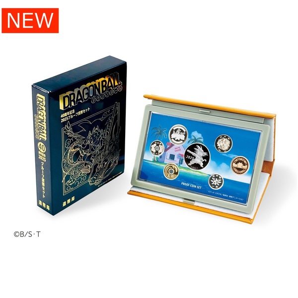 紀念鳥山明漫畫《七龍珠》40週年，日本造幣局推《七龍珠》40週年紀念套