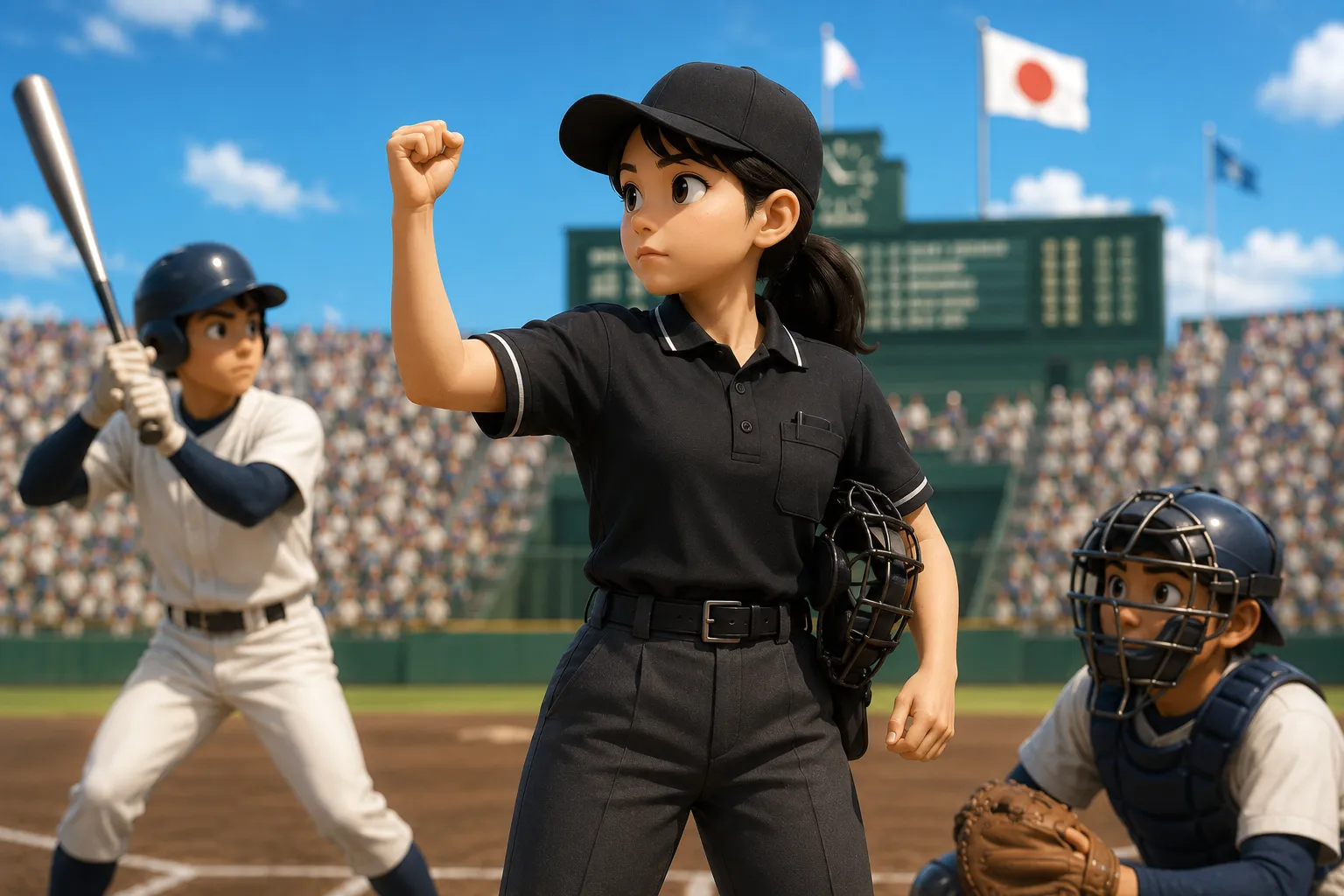 日本甲子園迎女裁判,百年賽場寫下新歷史 – KidsMedia